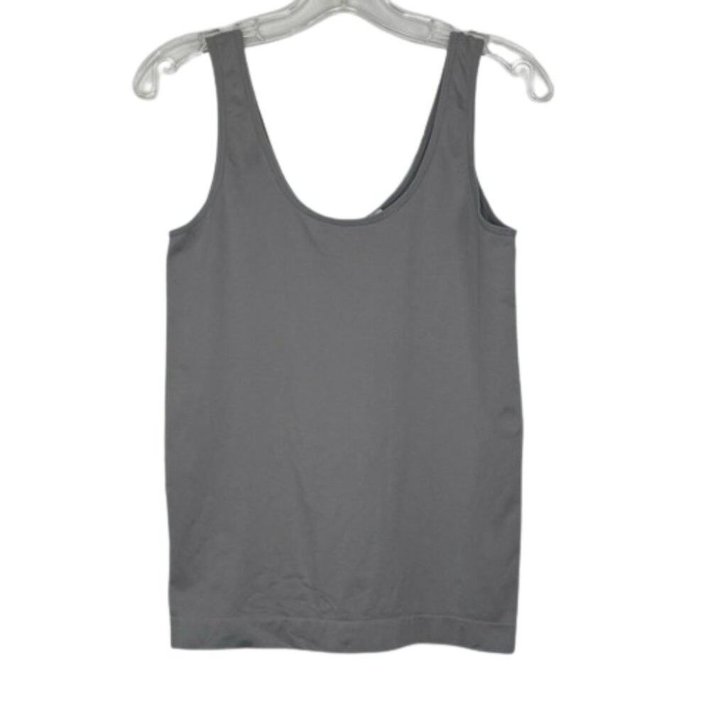 Yummie gray tank top size women's Large